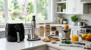 Best kitchen gadgets worth buying displayed in a modern kitchen